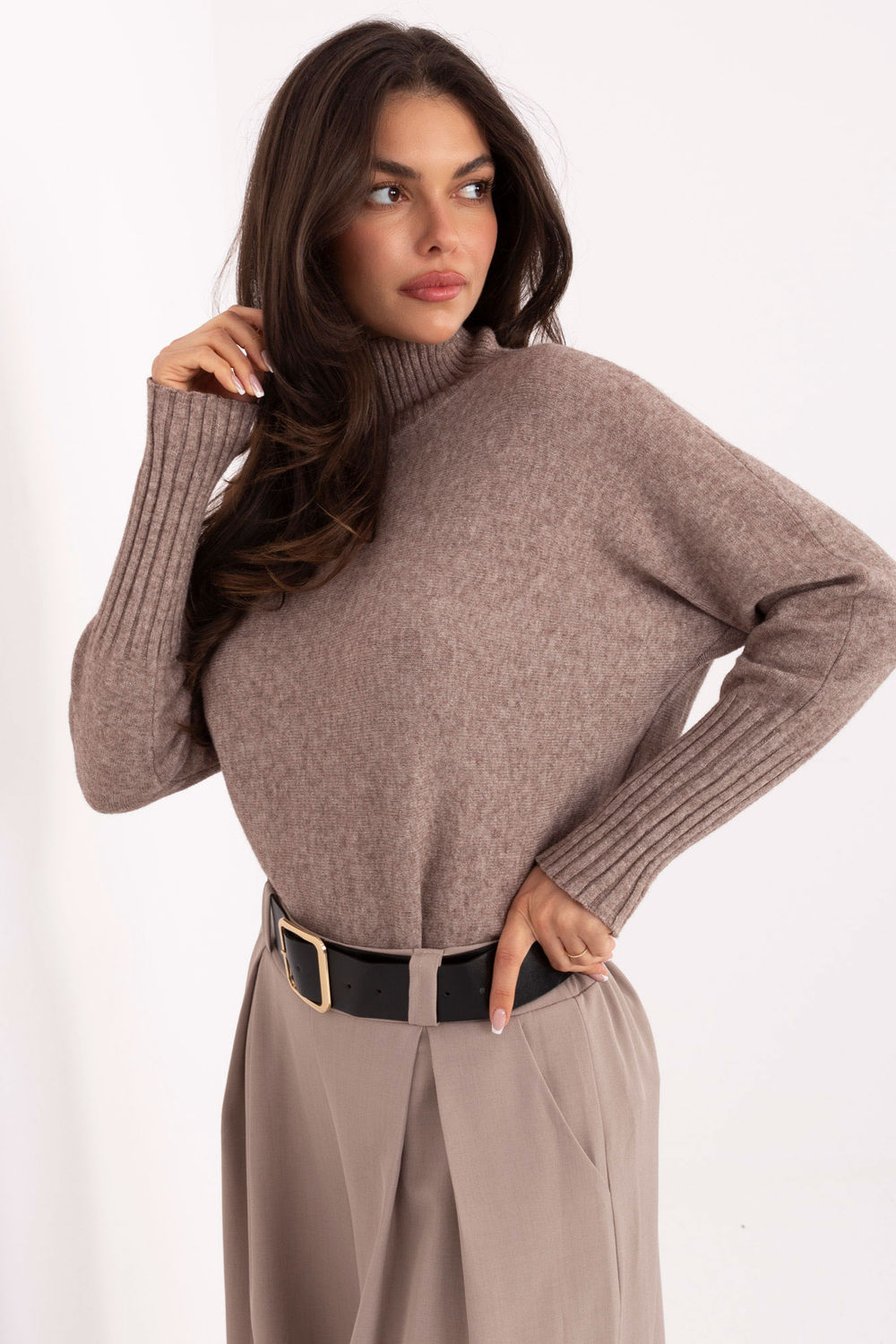 Rollkragenpullover model 219895 Rue Paris - Afbeelding 2