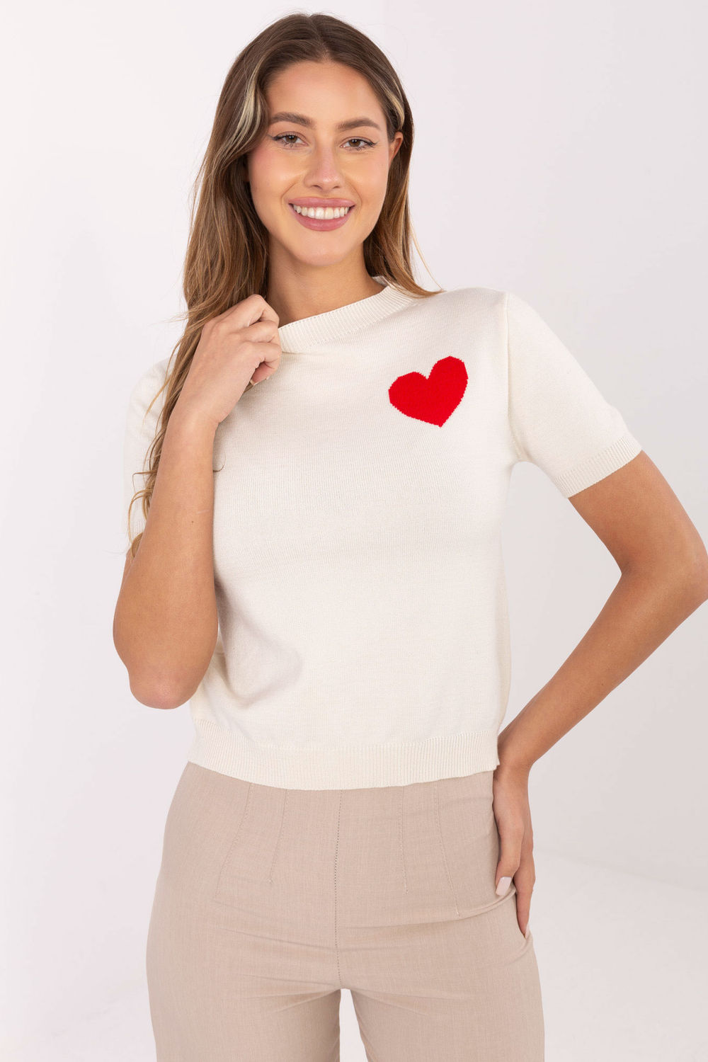 Kurzarm Pullover model 219972 Factory Price - Afbeelding 4