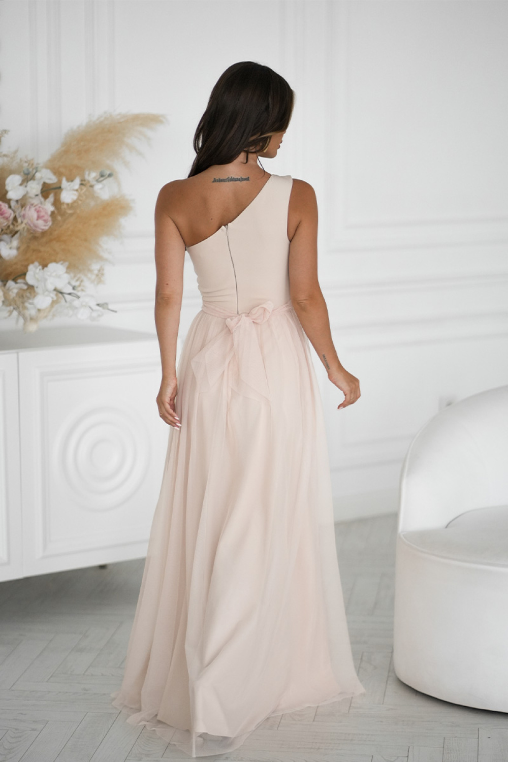Langes Kleid model 220091 Bicotone - Afbeelding 3