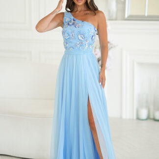Langes Kleid model 220092 Bicotone