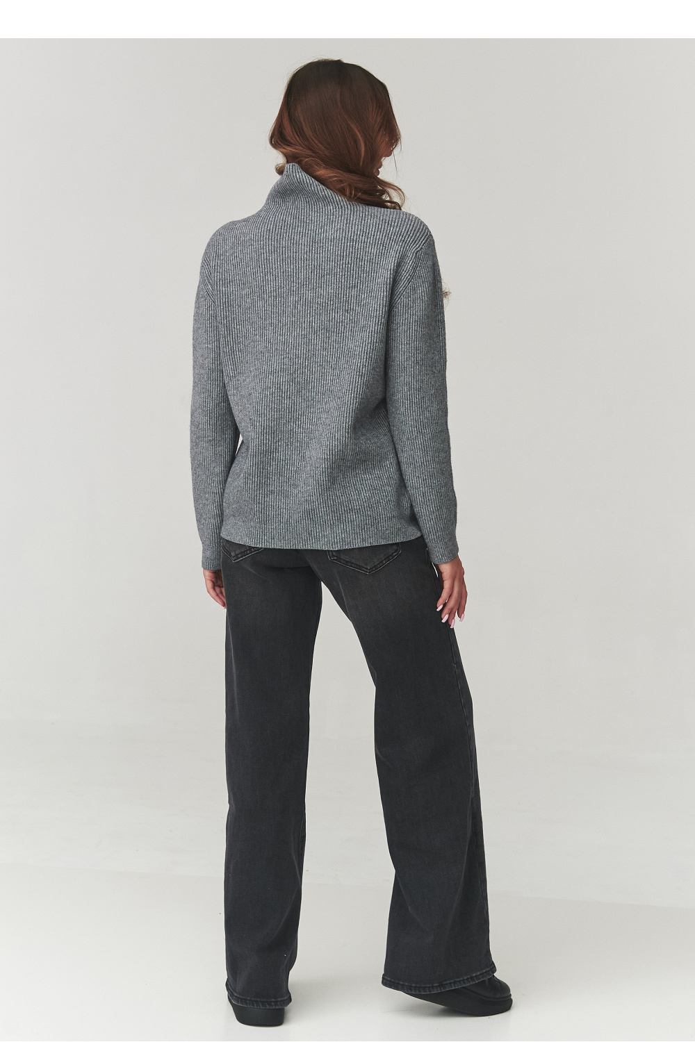 Rollkragenpullover model 220772 Makadamia - Afbeelding 3