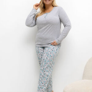 Übergrößen-Pyjama model 221182 Forever Pink