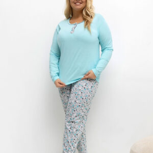 Übergrößen-Pyjama model 221184 Forever Pink