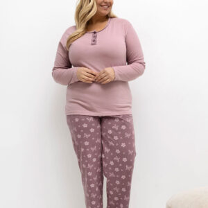 Übergrößen-Pyjama model 221186 Forever Pink