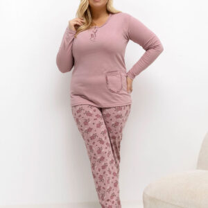 Übergrößen-Pyjama model 221193 Forever Pink