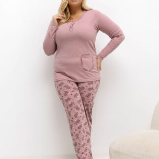 Übergrößen-Pyjama model 221193 Forever Pink