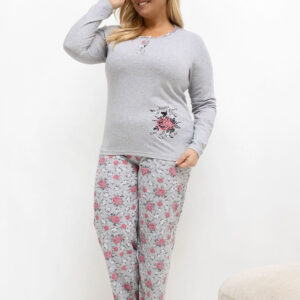 Übergrößen-Pyjama model 221194 Forever Pink