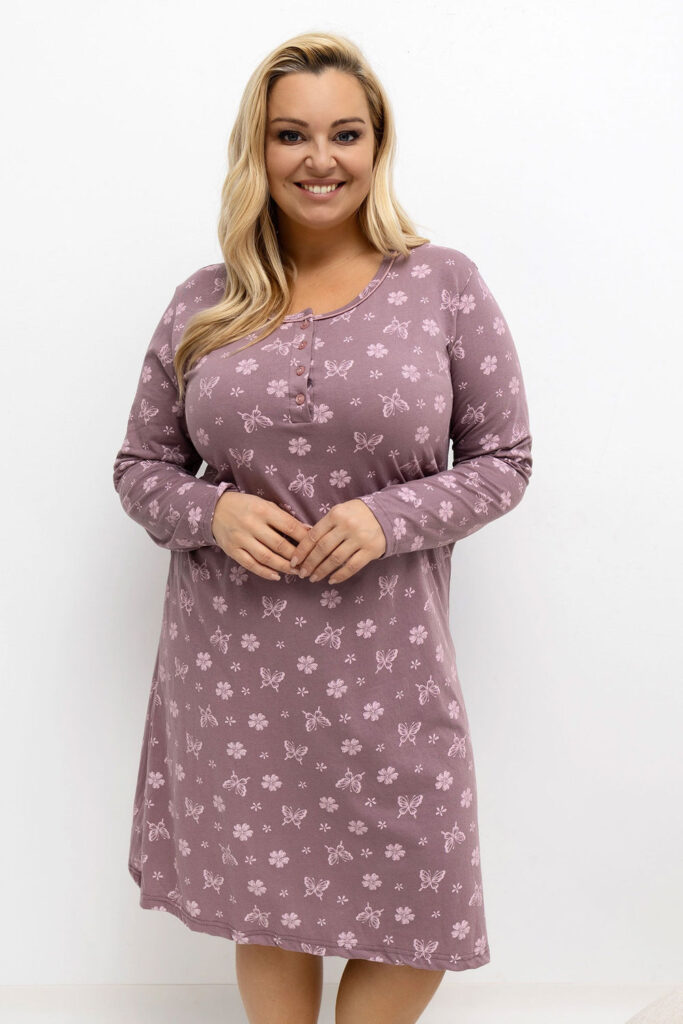 Nachthemden in großen Größen model 221200 Forever Pink