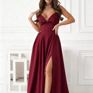 Langes Kleid model 221608 Bicotone