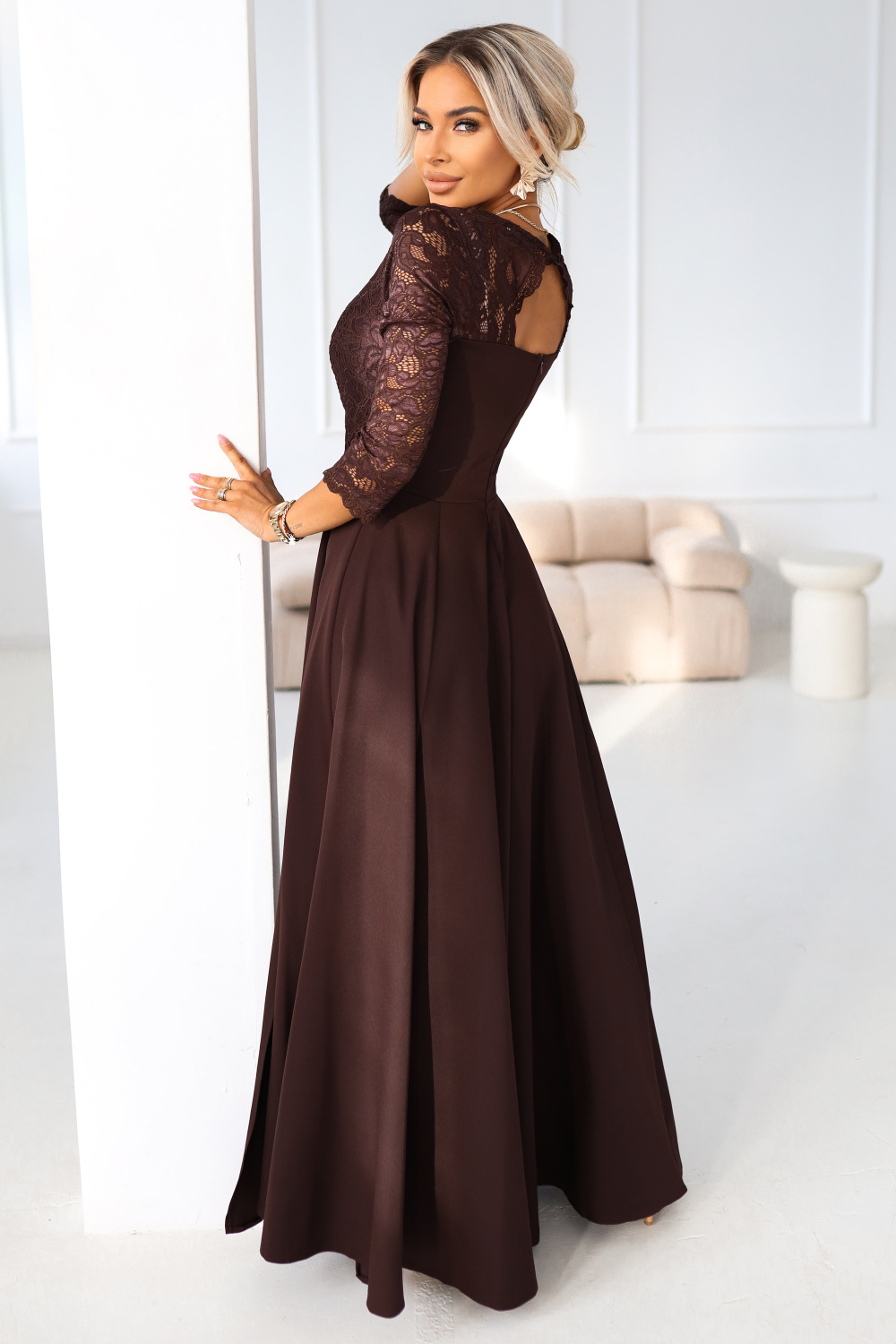 Langes Kleid model 221795 Numoco - Afbeelding 2