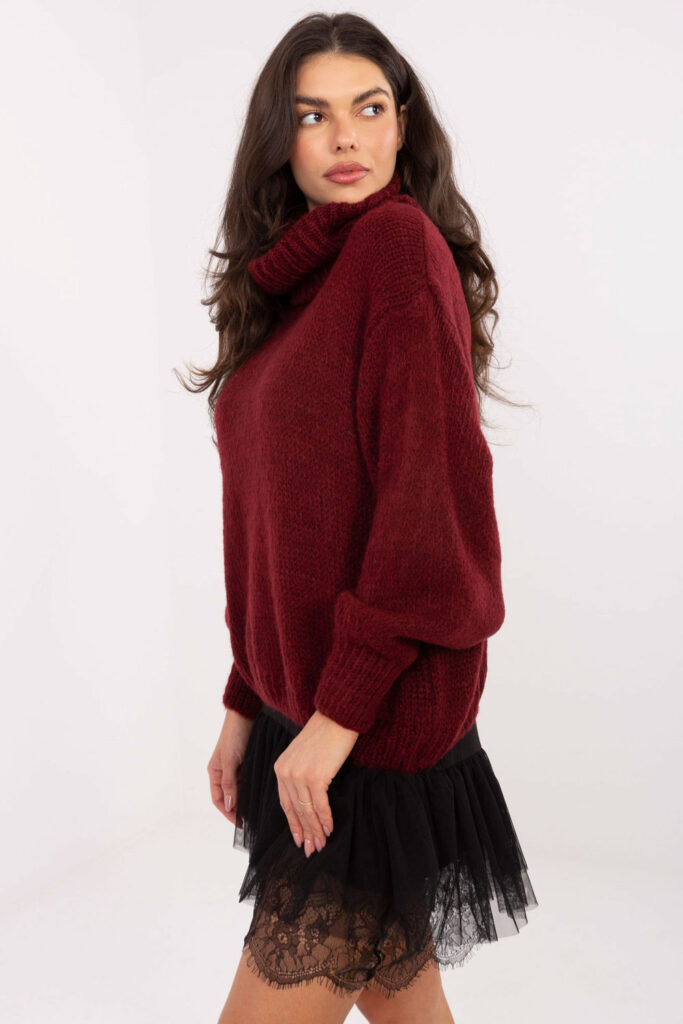 Rollkragenpullover model 221854 Factory Price