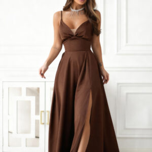 Langes Kleid model 222064 Bicotone