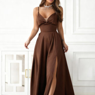 Langes Kleid model 222064 Bicotone