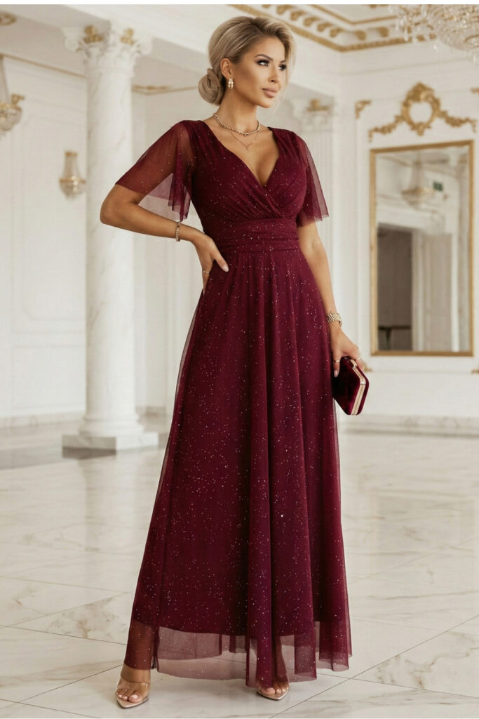 Langes Kleid model 222139 Numoco