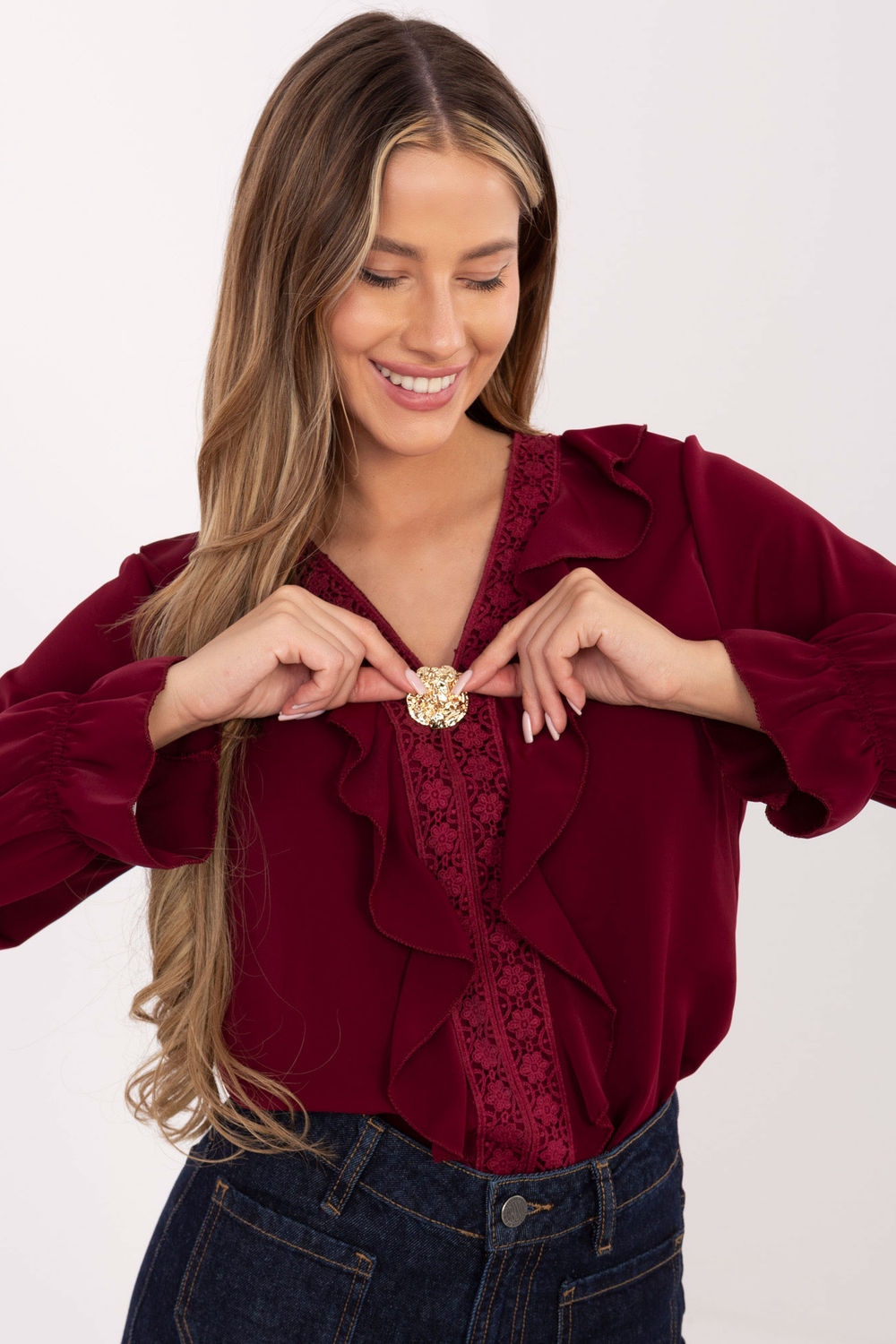 Bluse model 222155 Italy Moda - Afbeelding 4