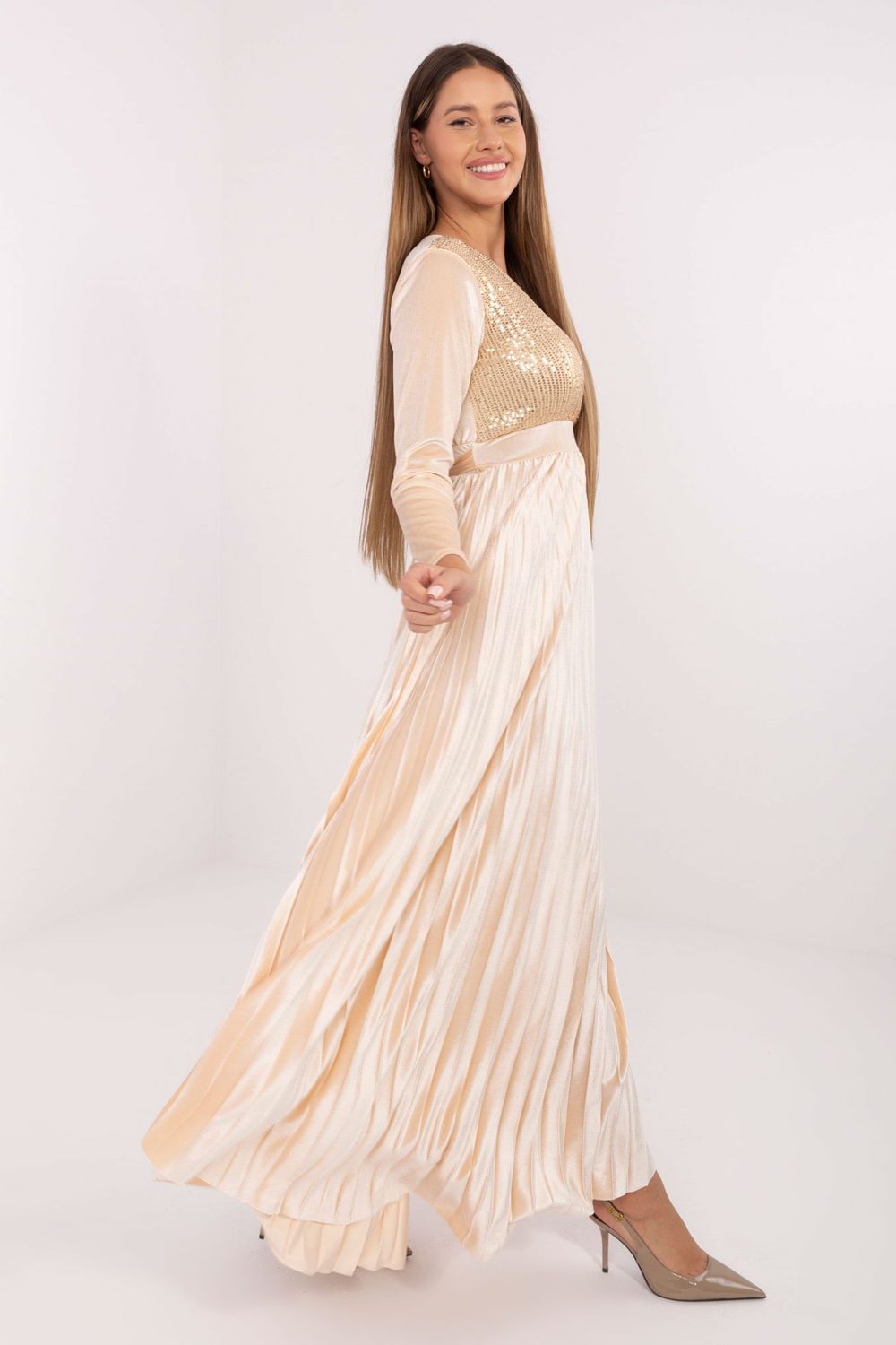 Langes Kleid model 222165 Italy Moda - Afbeelding 2