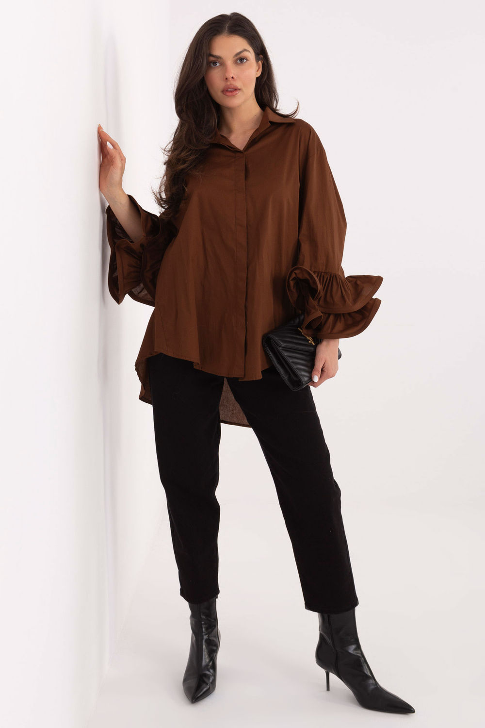 Langarm Hemd model 222314 Italy Moda - Afbeelding 2