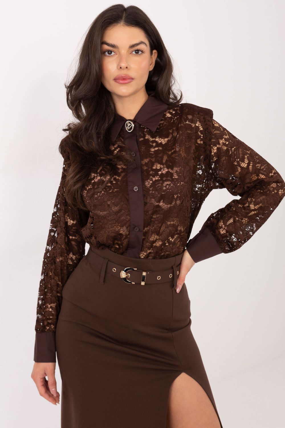 Langarm Hemd model 222321 Italy Moda - Afbeelding 4