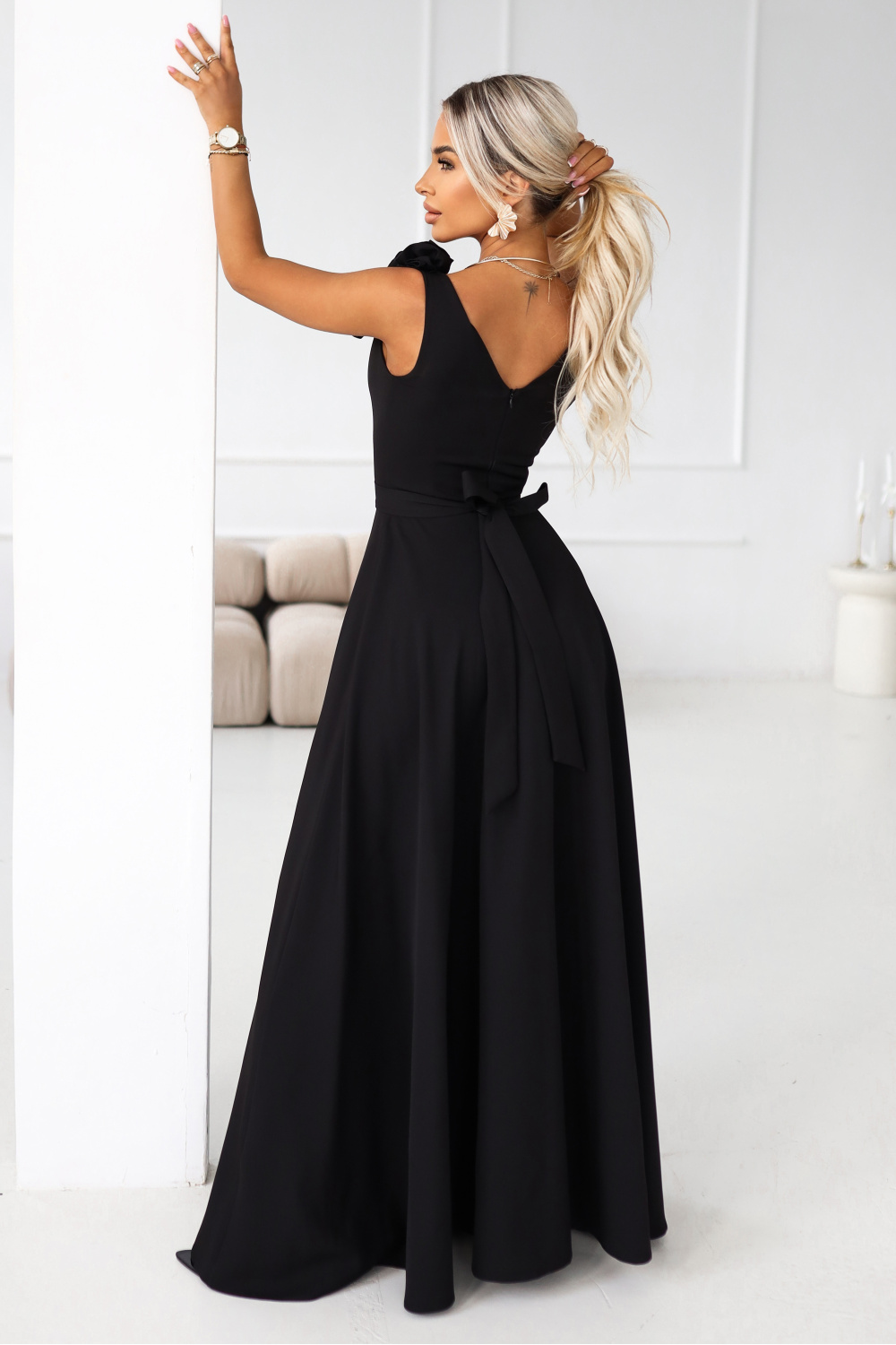 Langes Kleid model 222461 Numoco - Afbeelding 2