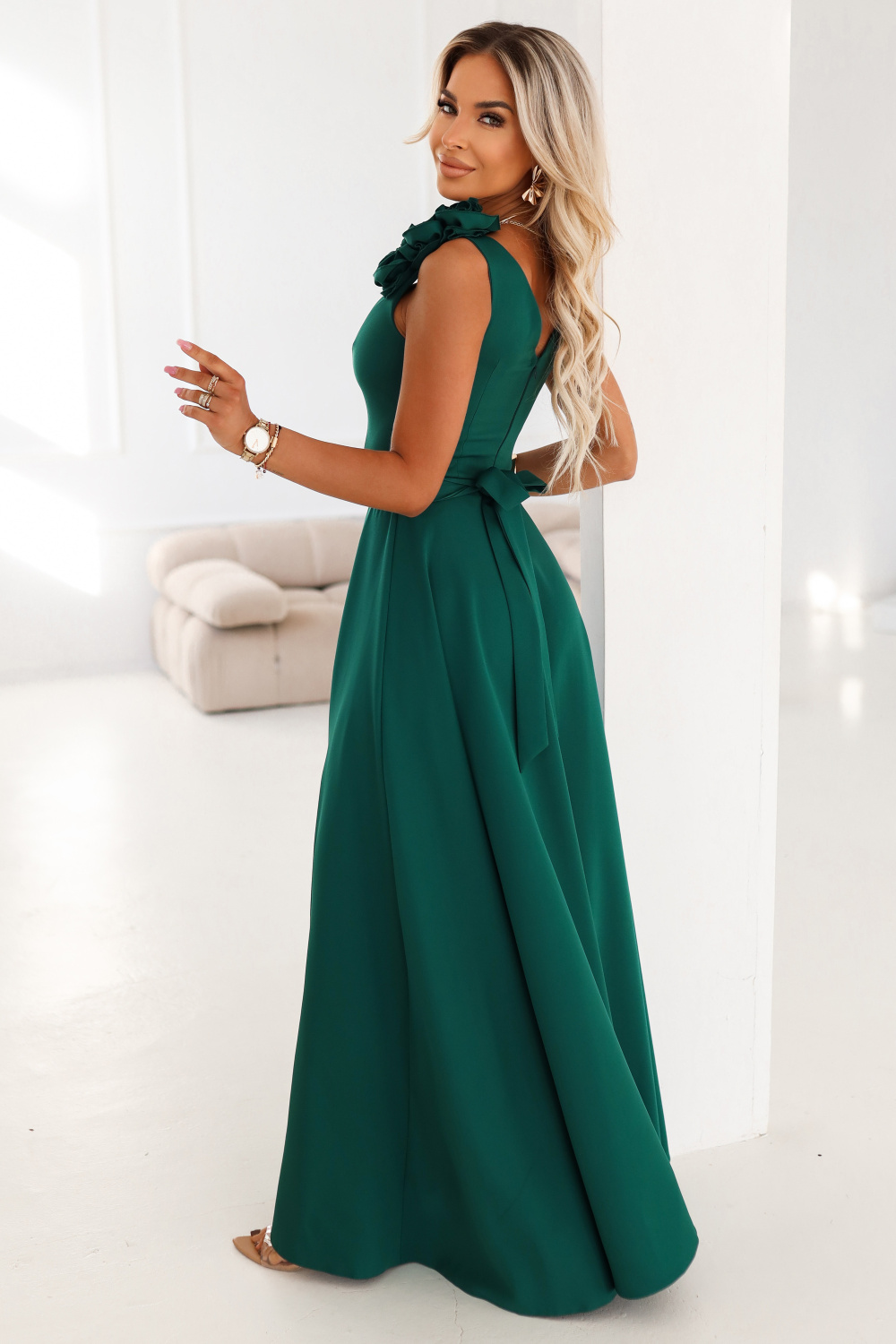 Langes Kleid model 222462 Numoco - Afbeelding 2