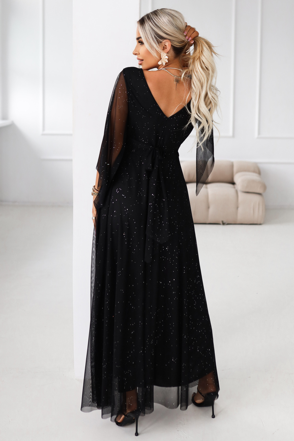 Langes Kleid model 222465 Numoco - Afbeelding 3