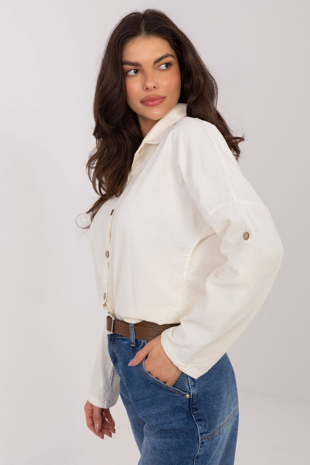 Langarm Hemd model 222883 Italy Moda - Afbeelding 2