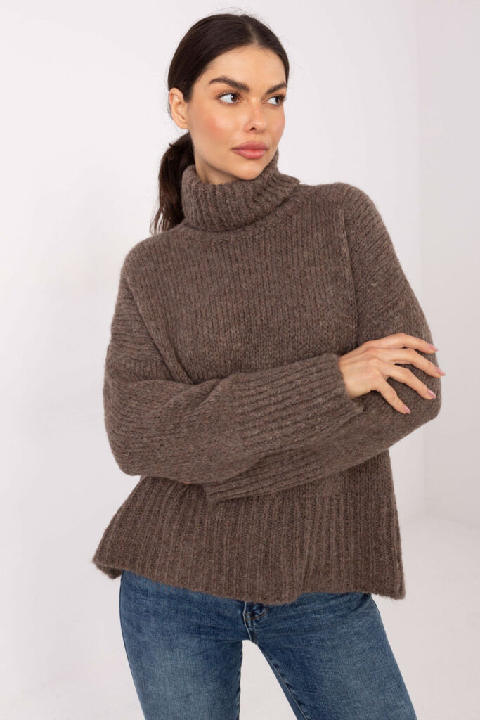 Rollkragenpullover model 223092 Factory Price