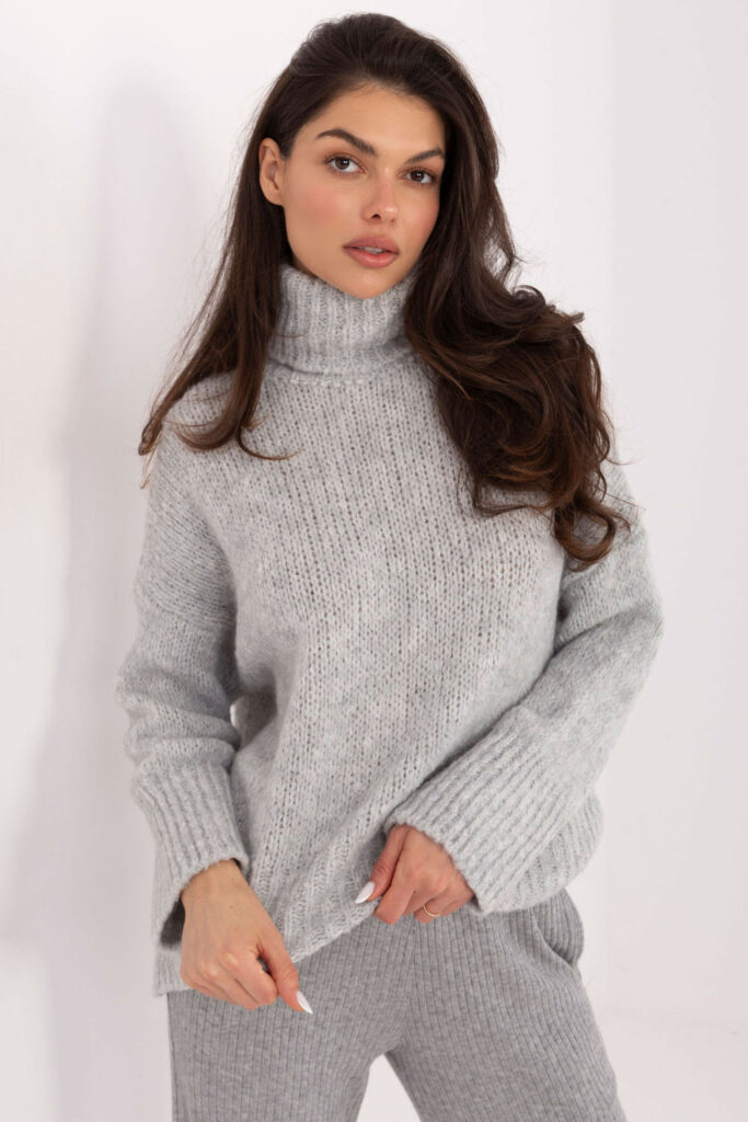 Rollkragenpullover model 223095 Factory Price