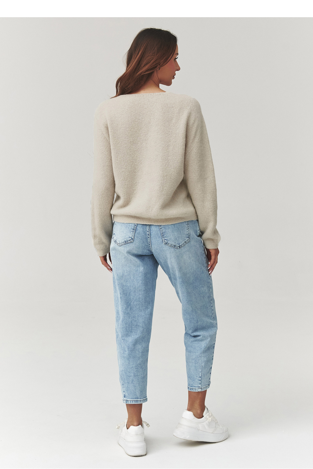 Cardigan model 223258 Makadamia - Afbeelding 3