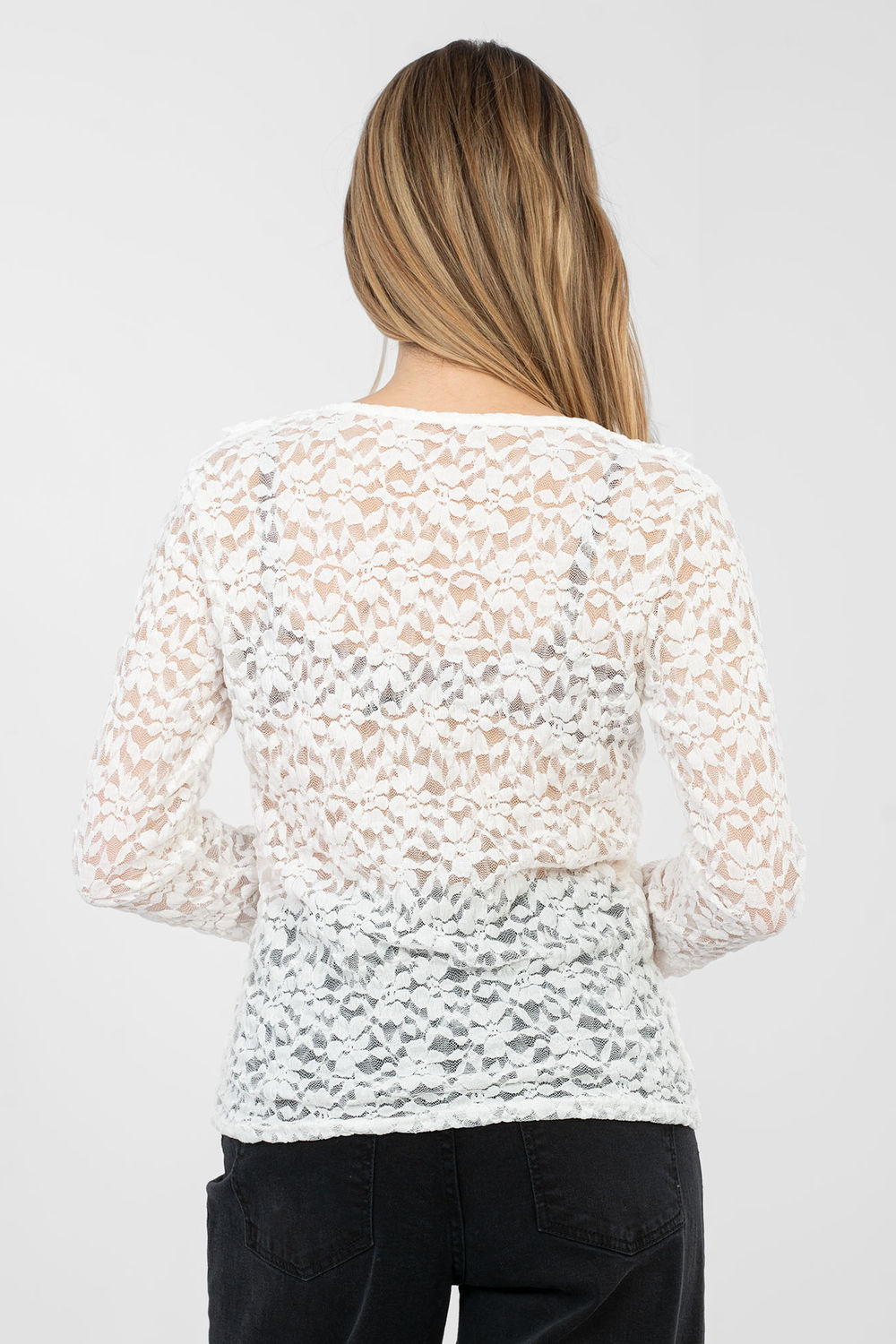 Spitzenbluse model 223842 Rue Paris - Afbeelding 3