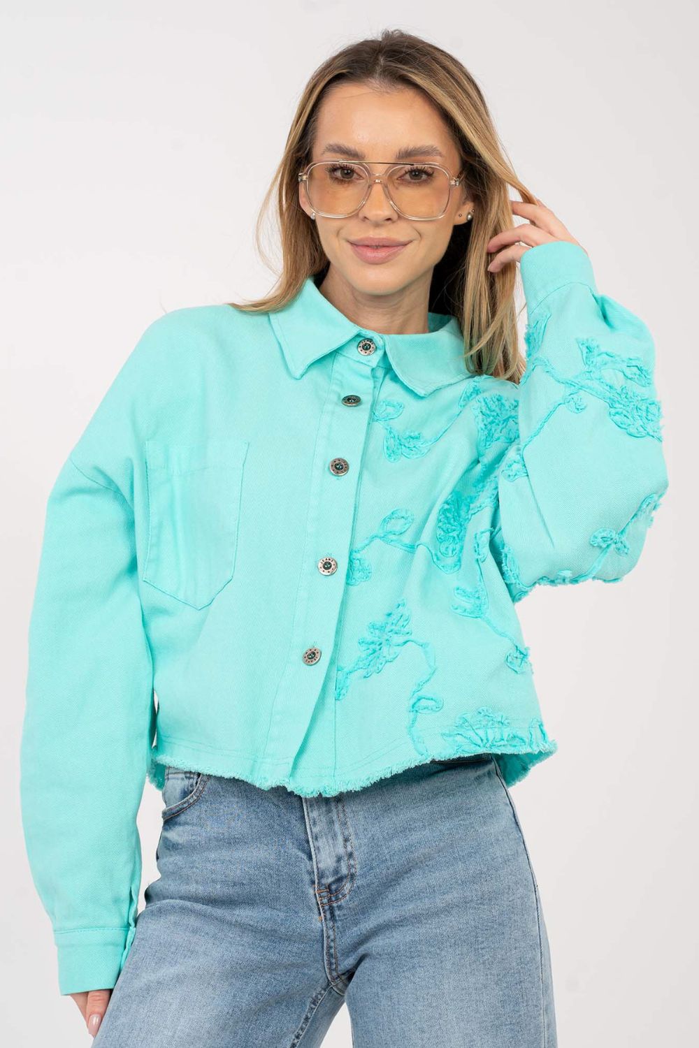 Jeansjacke model 223790 Rue Paris - Afbeelding 4