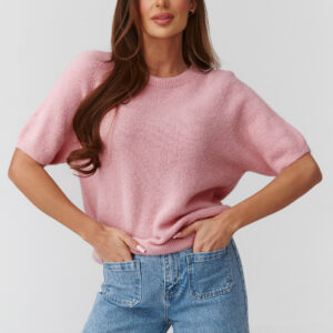 Kurzarm Pullover model 224079 Makadamia