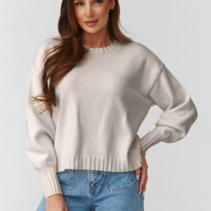 Pullover model 224108 Makadamia