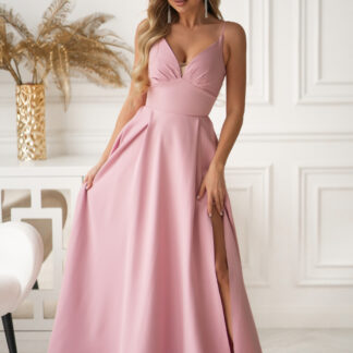 Langes Kleid model 224294 Bicotone