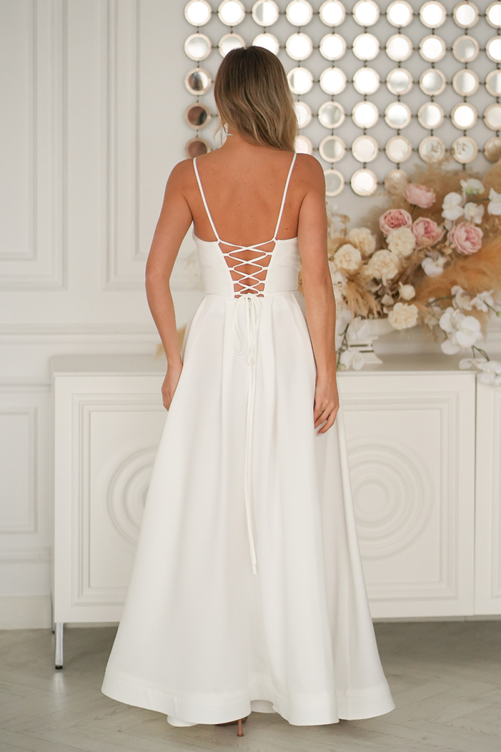Langes Kleid model 224296 Bicotone - Afbeelding 3