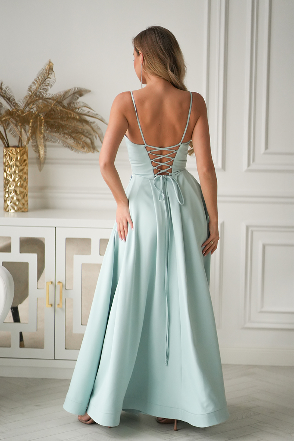 Langes Kleid model 224297 Bicotone - Afbeelding 3