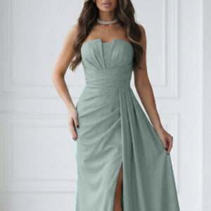 Langes Kleid model 224634 Bicotone