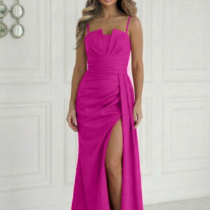Langes Kleid model 224637 Bicotone