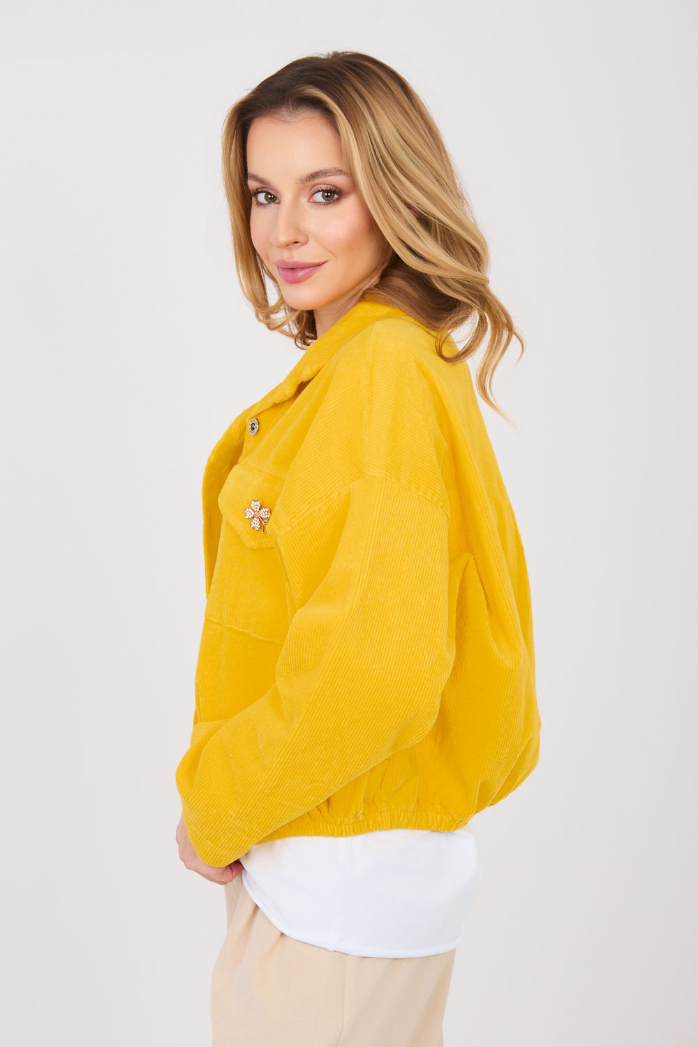 Cordjacke model 224982 Rue Paris - Afbeelding 2