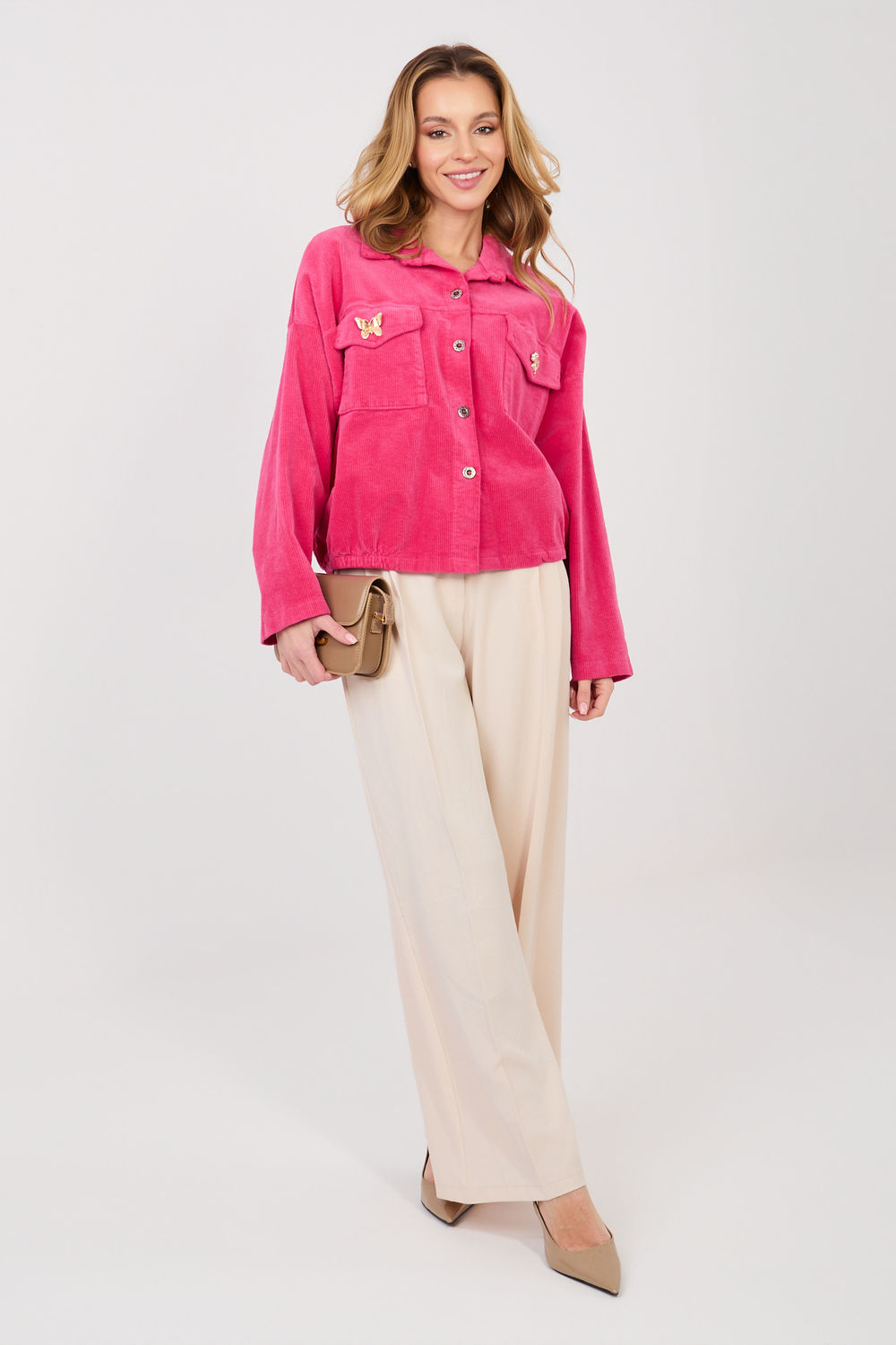 Cordjacke model 224983 Rue Paris - Afbeelding 2