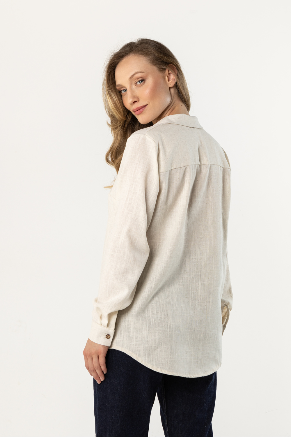 Langarm Hemd model 225317 awama - Afbeelding 3