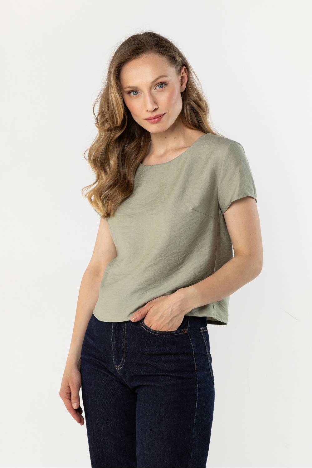 Bluse model 225335 awama - Afbeelding 2