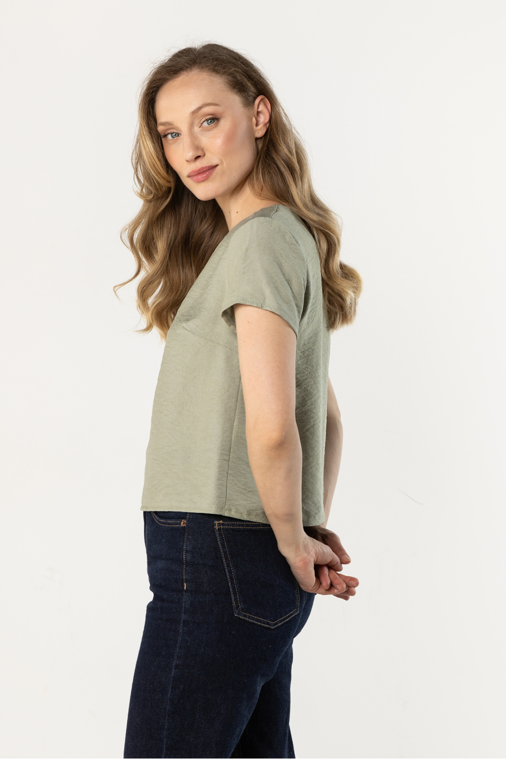 Bluse model 225335 awama - Afbeelding 3