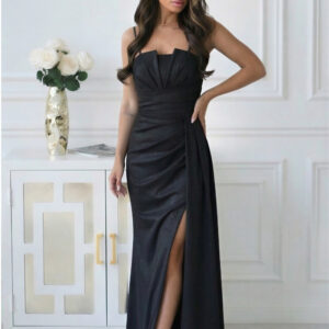 Langes Kleid model 225364 Bicotone