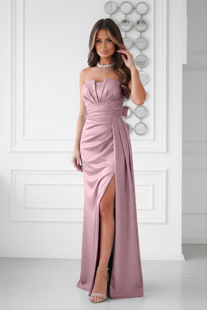 Langes Kleid model 225365 Bicotone