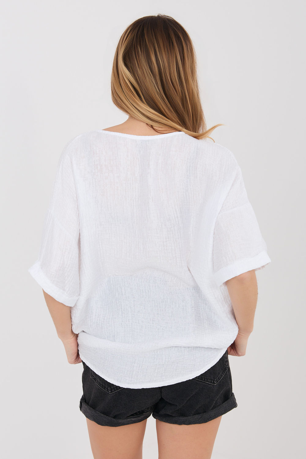 Kurzarm Hemd model 225512 Italy Moda - Afbeelding 3
