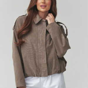 Cordjacke model 225690 Makadamia