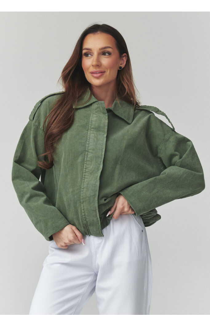 Cordjacke model 225691 Makadamia