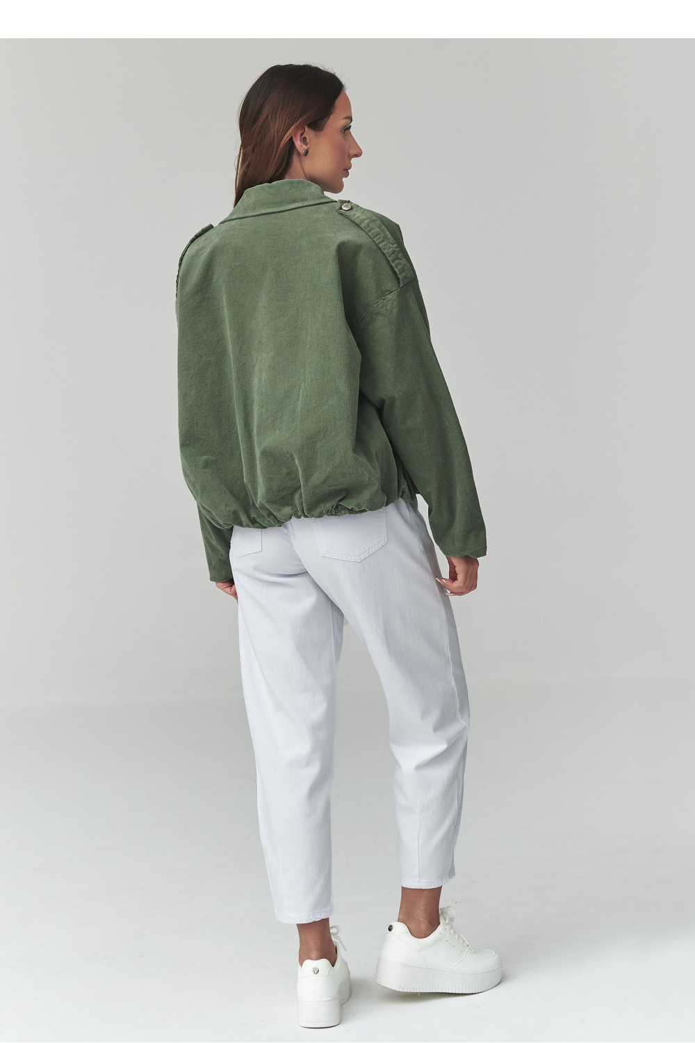 Cordjacke model 225691 Makadamia - Afbeelding 3
