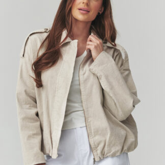 Cordjacke model 225692 Makadamia